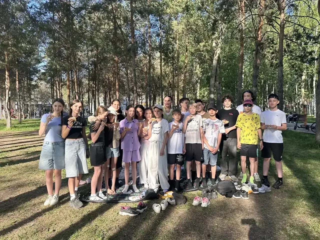 🌿 Лето близко: пикник на природе с классом!🌿  Наши гимназисты решили по-особенному отметить окончани