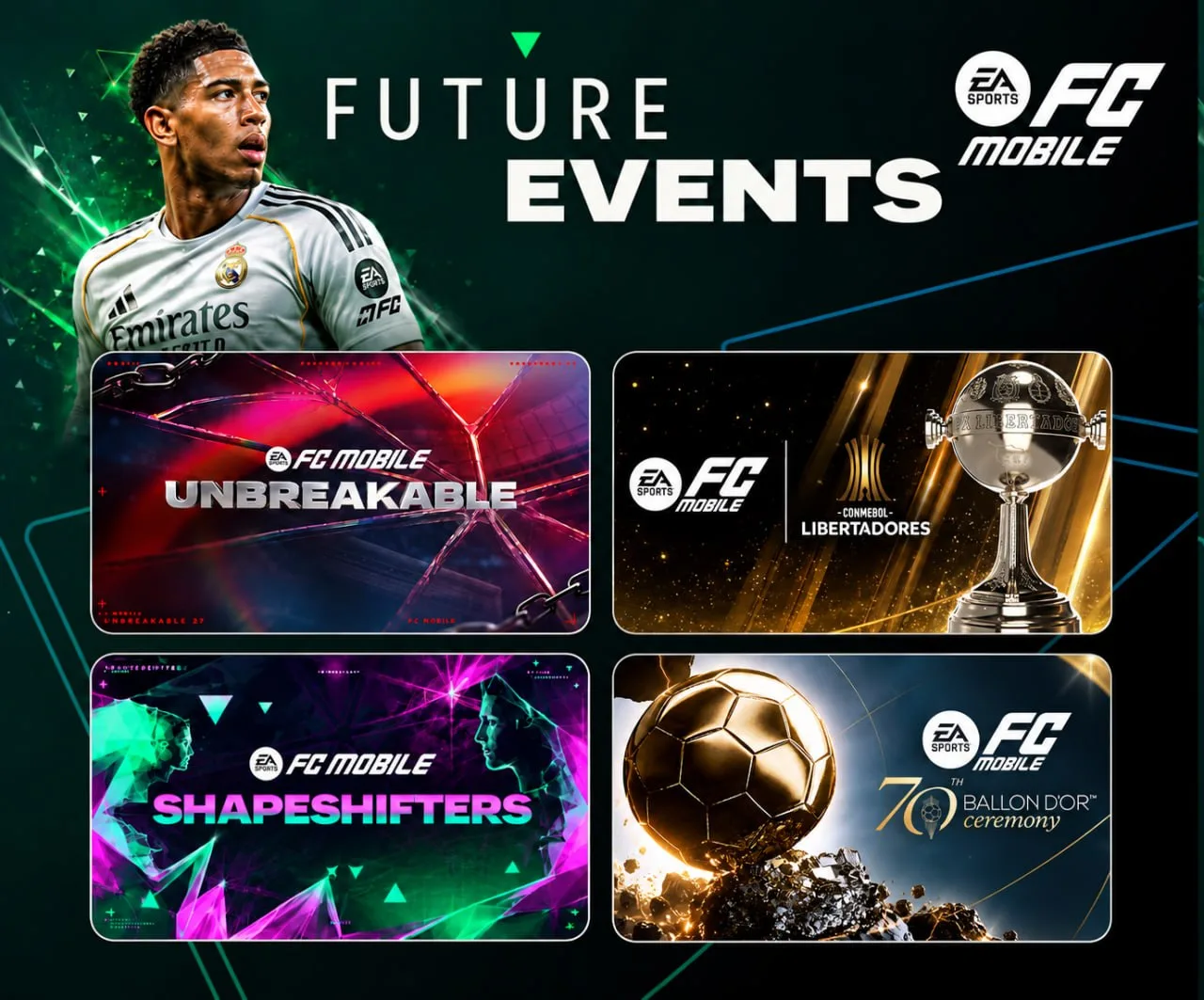 FC Mobile — ближайшие события. Во внутриигровом календаре уже появился ивент Unbreakabl...