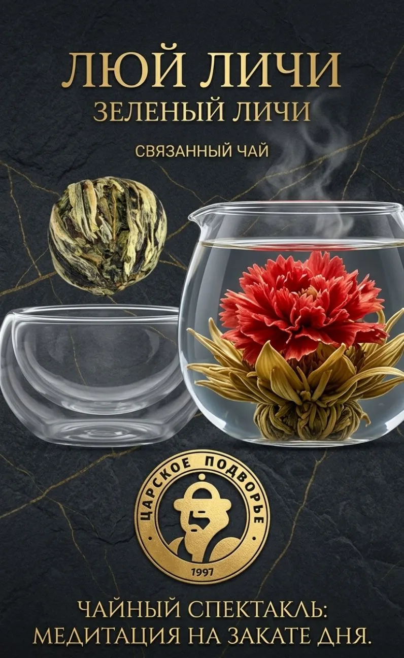 Добрый день! Сегодня — чай, который удивляет дважды: сначала внешним видом, потом — вку...