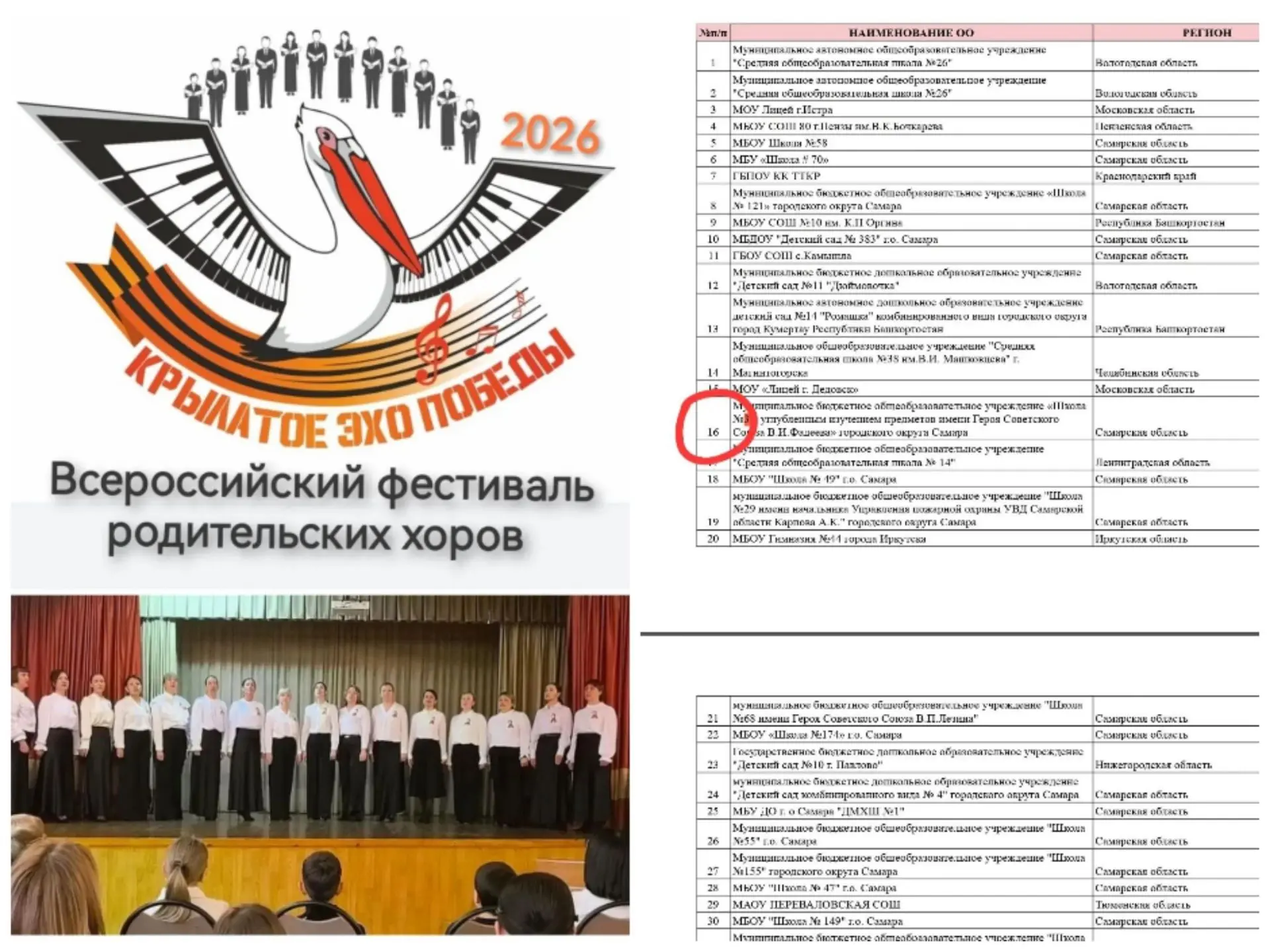 👏 Поздравляем школьный родительский хор с первым успехом во всероссийском конкурсе "Кр...