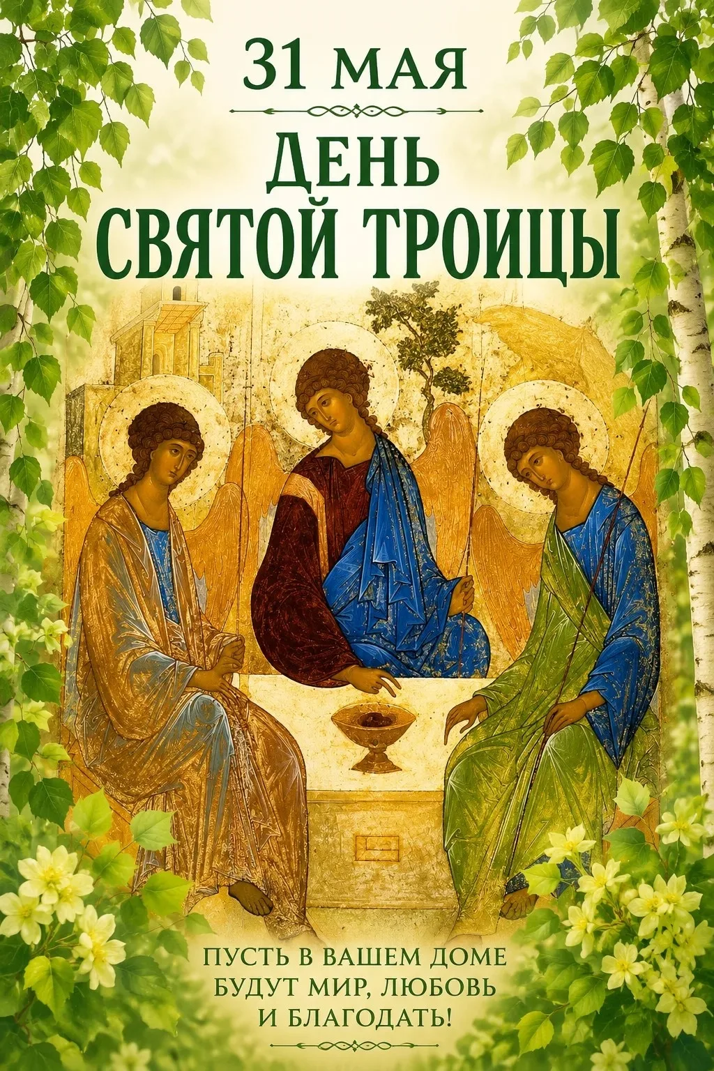 Троица входит в число двенадцати главных христианских праздников. В этом году она выпадает на 31 мая