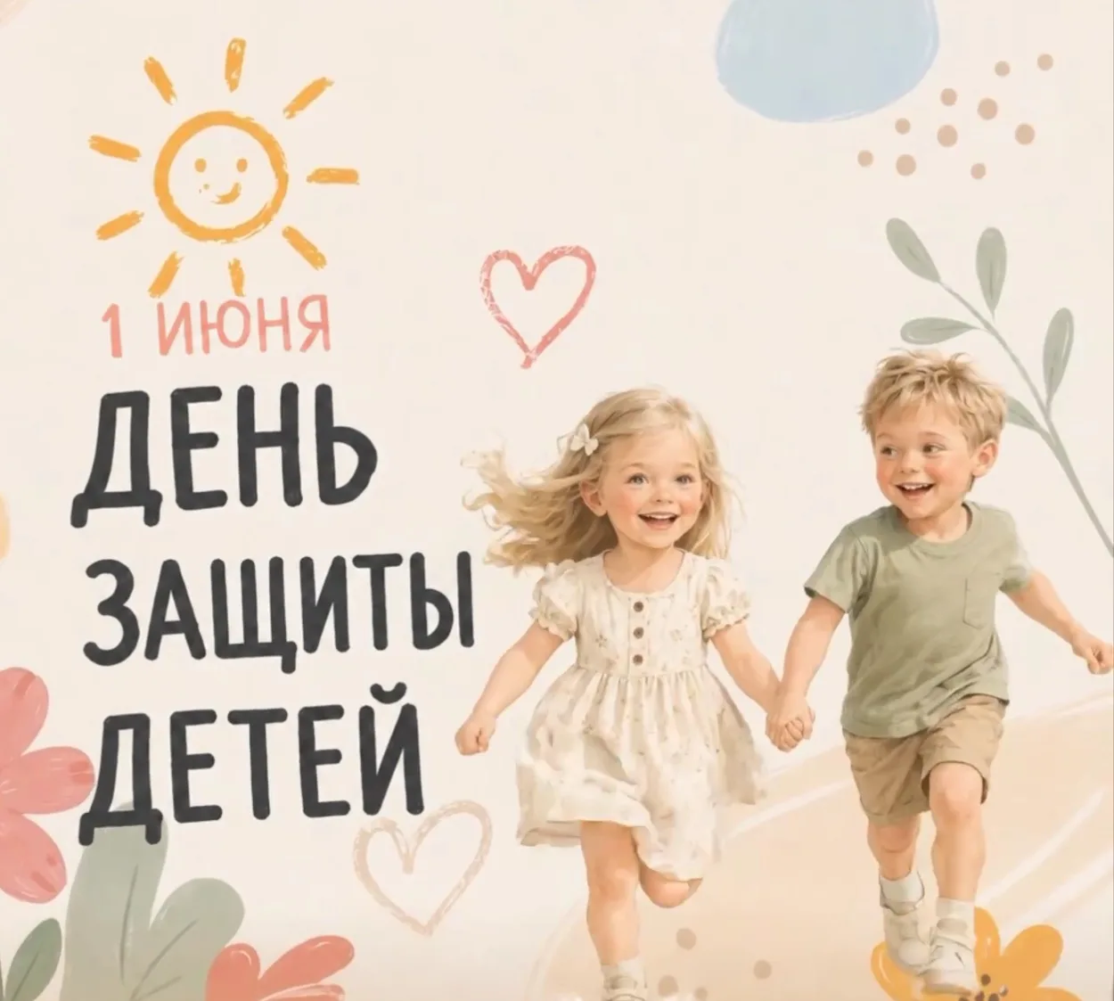 🥳 1 июня — Международный день защиты детей!