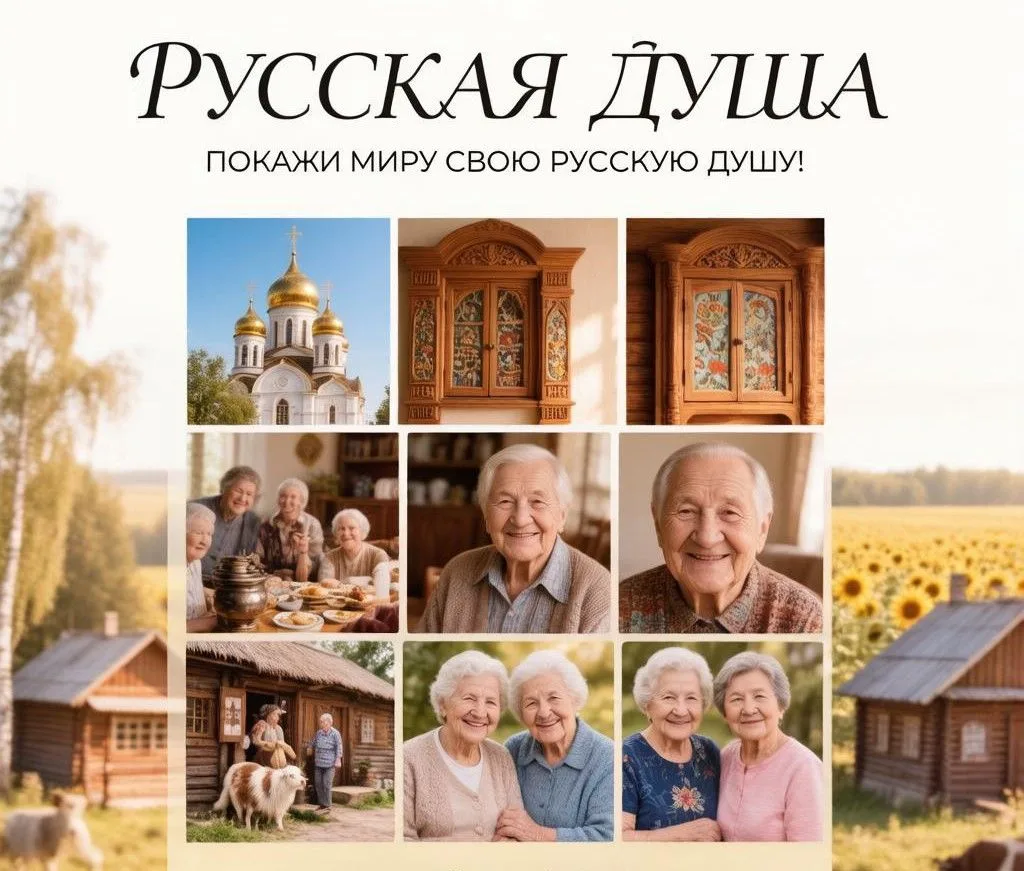 Стартовал наш новый онлайн-фотоконкурс «Русская душа»!