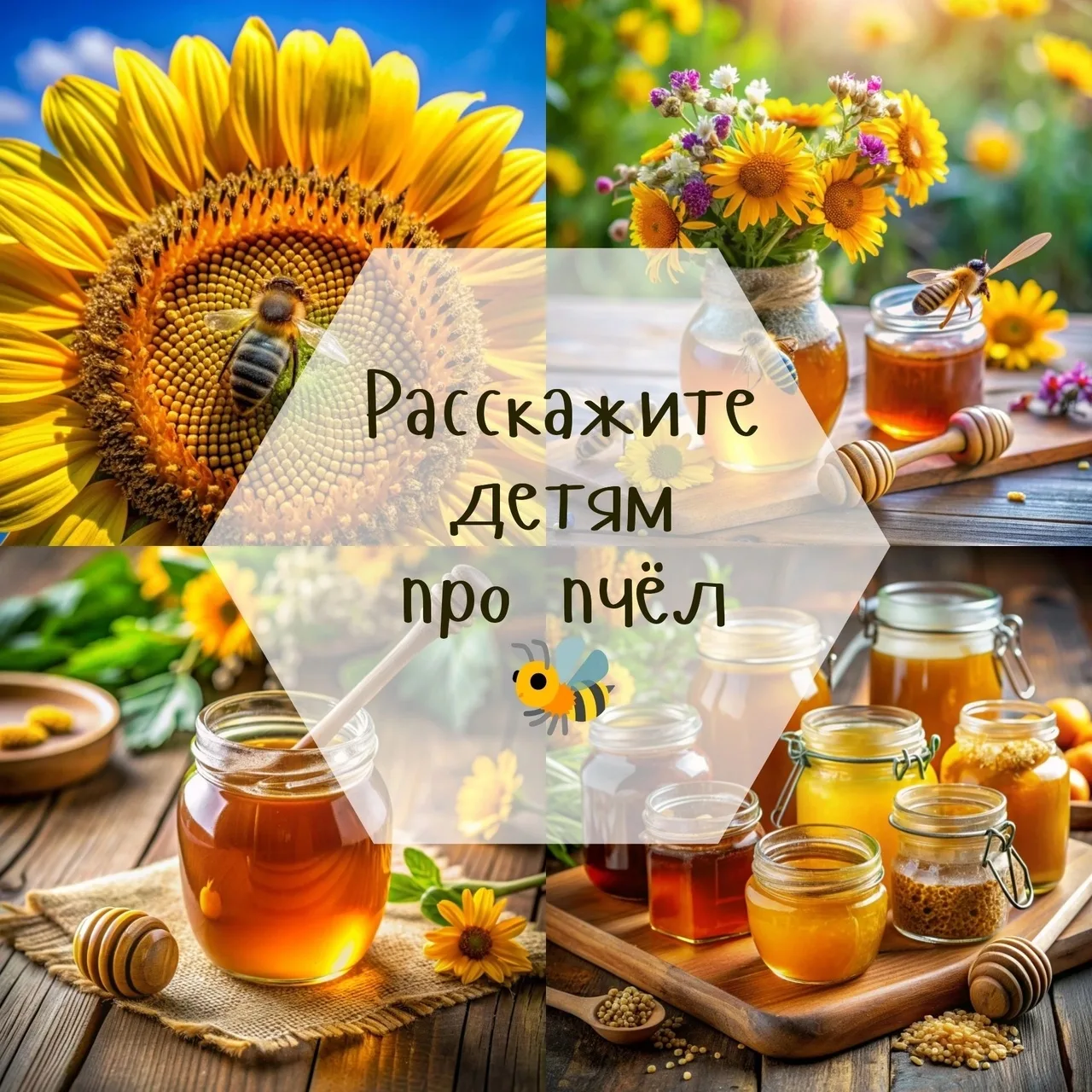 🌼✨ Сладкий праздник — Медовый Спас! 🍯🐝Интересные факты о пчёлах!