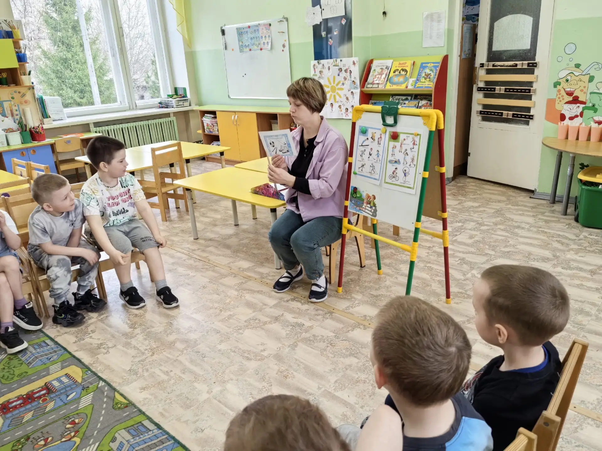 В День здоровья ребята из старших групп познакомились с героями спорта 🏆