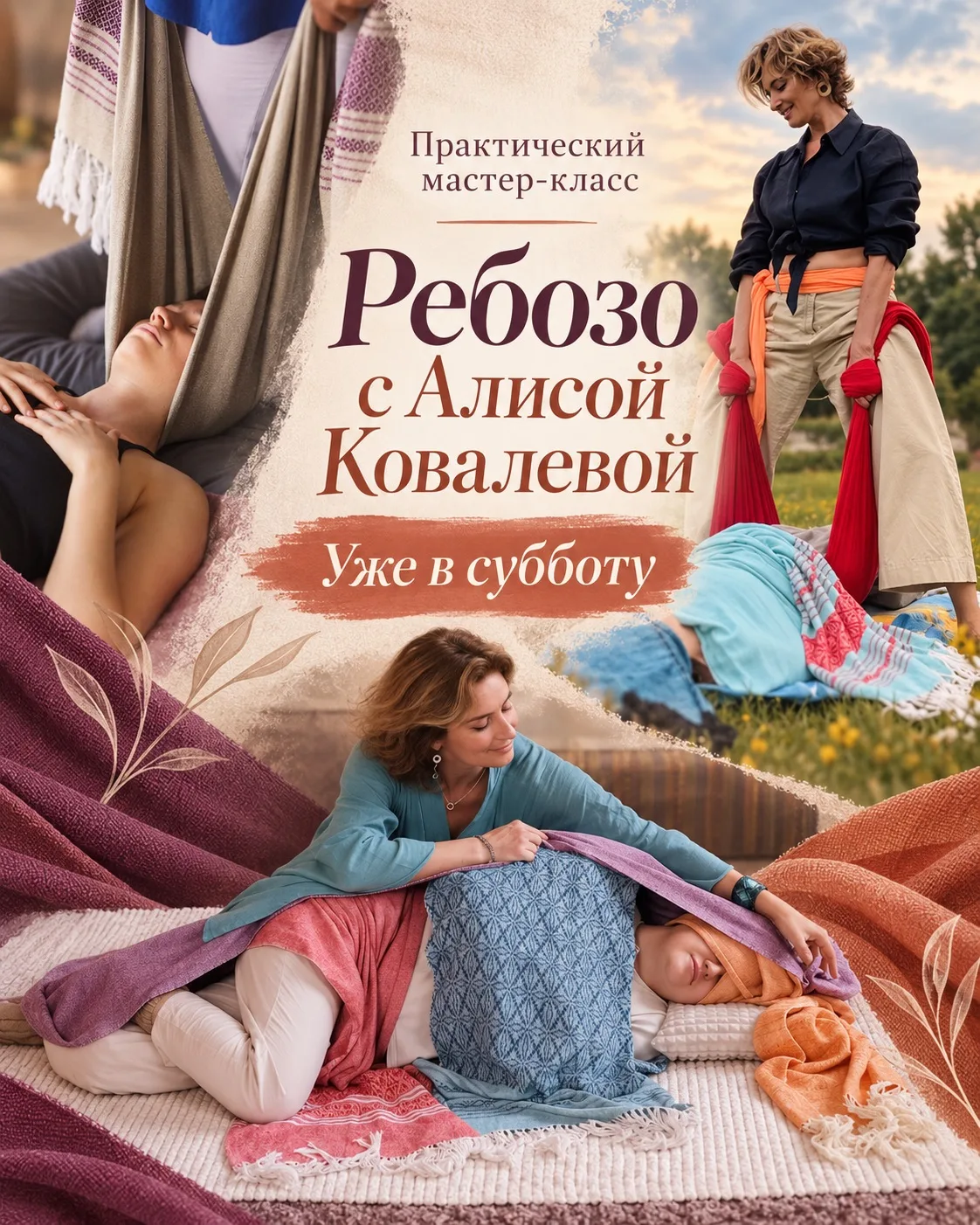 Практический мастер-класс уже в субботу!