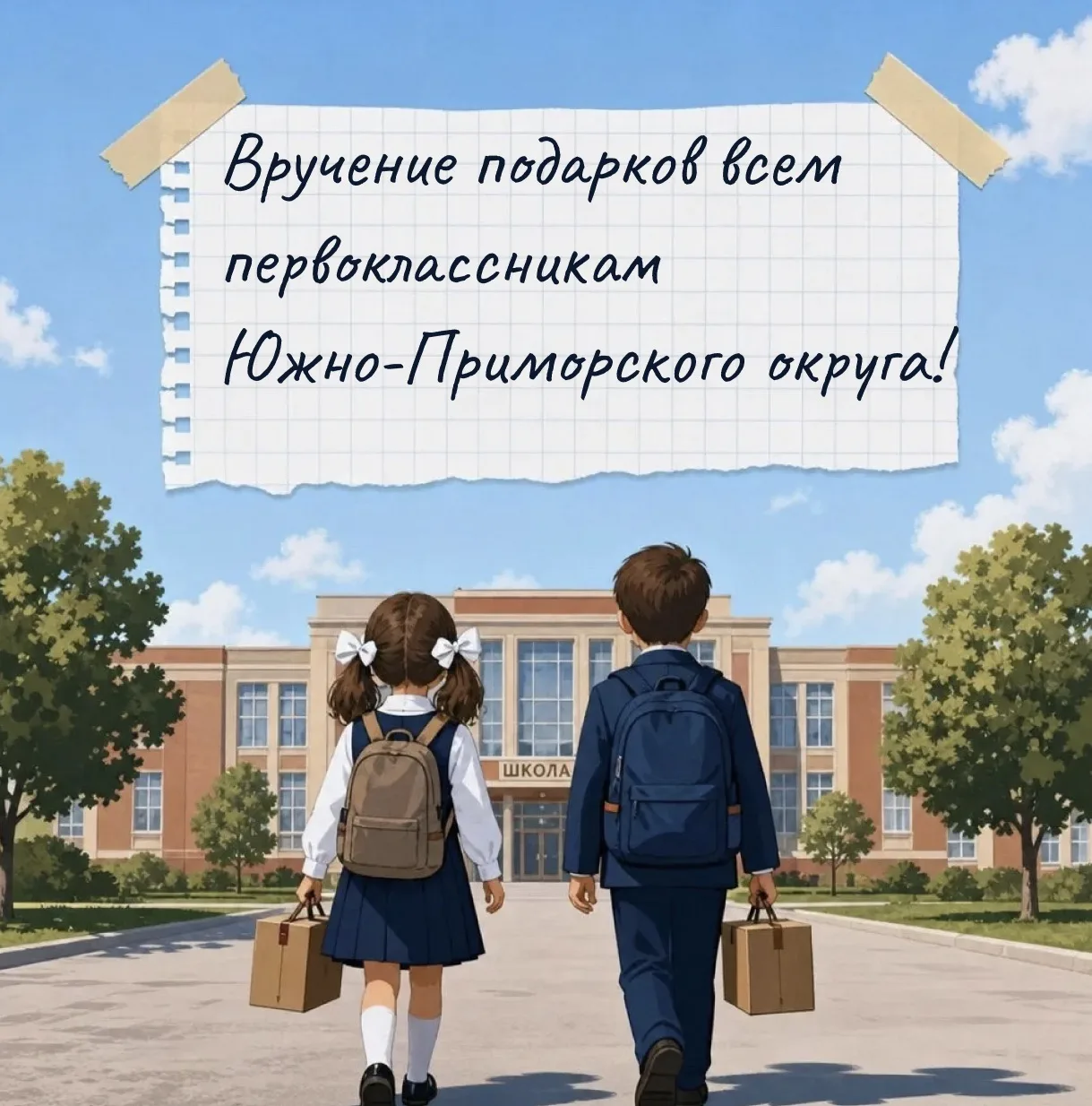 🔔 Уважаемые жители МО Южно-Приморский - родители будущих первоклассников!