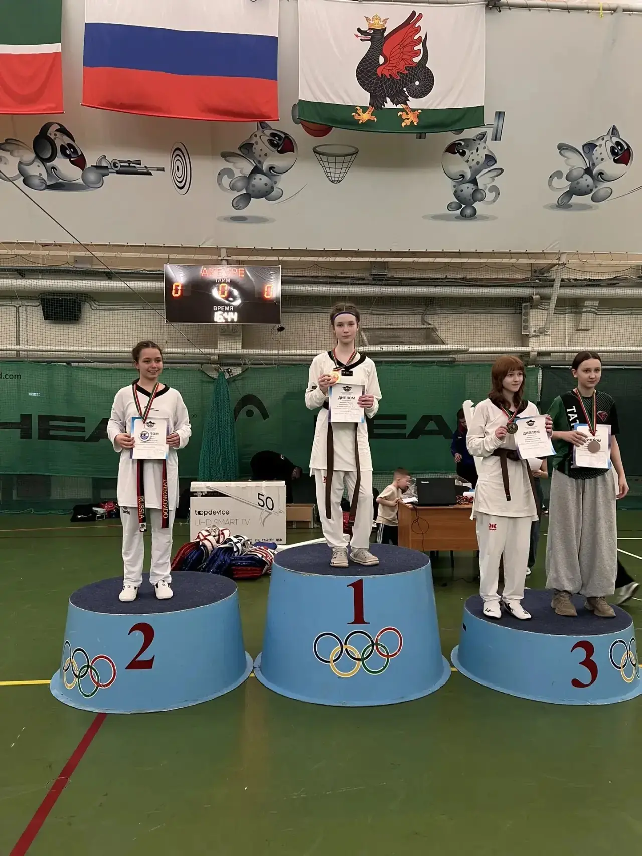 🥋Результаты наших спортсменов на Первенстве РТ по тхэквондо ВТФ среди юношей и девушек...