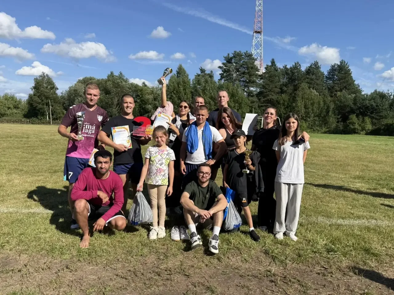 8 августа Сельские летние Спортивные игры Тихвинского района.