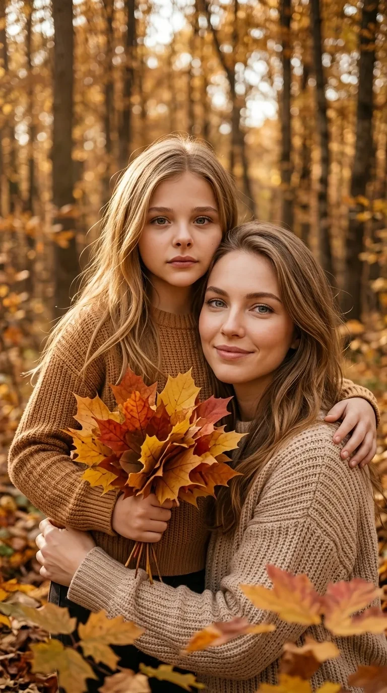ФОТО С ДОЧЕРЬЮ ОСЕНЬЮ🍁