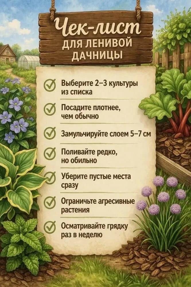 🧋 План "Минимум" : Чек-лист для самой ленивой дачницы!

Хочется на дачу отдыхать, а не пахать? 😉 Т