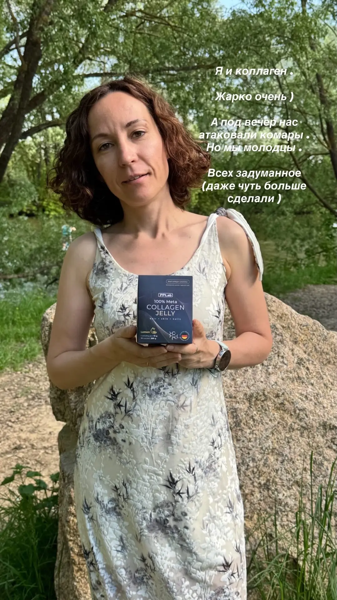 У детей после школы вторая смена 😉 Ездили снимать контент на голубые озера .  Красиво там. Жарко тол