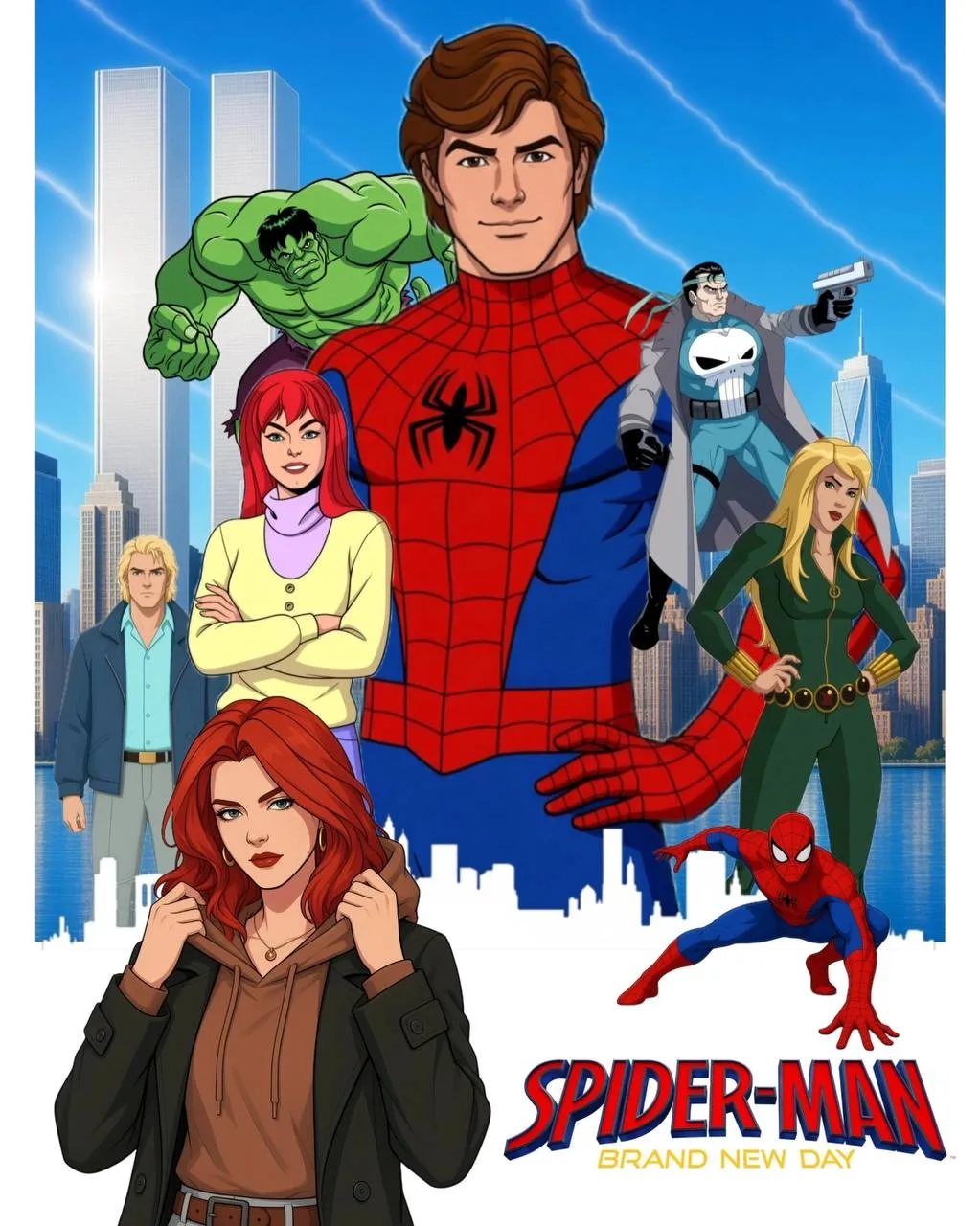 🕷Как выглядел бы «Человек-Паук: Новый день» в стилистике мультфильмов Марвел 90-х!