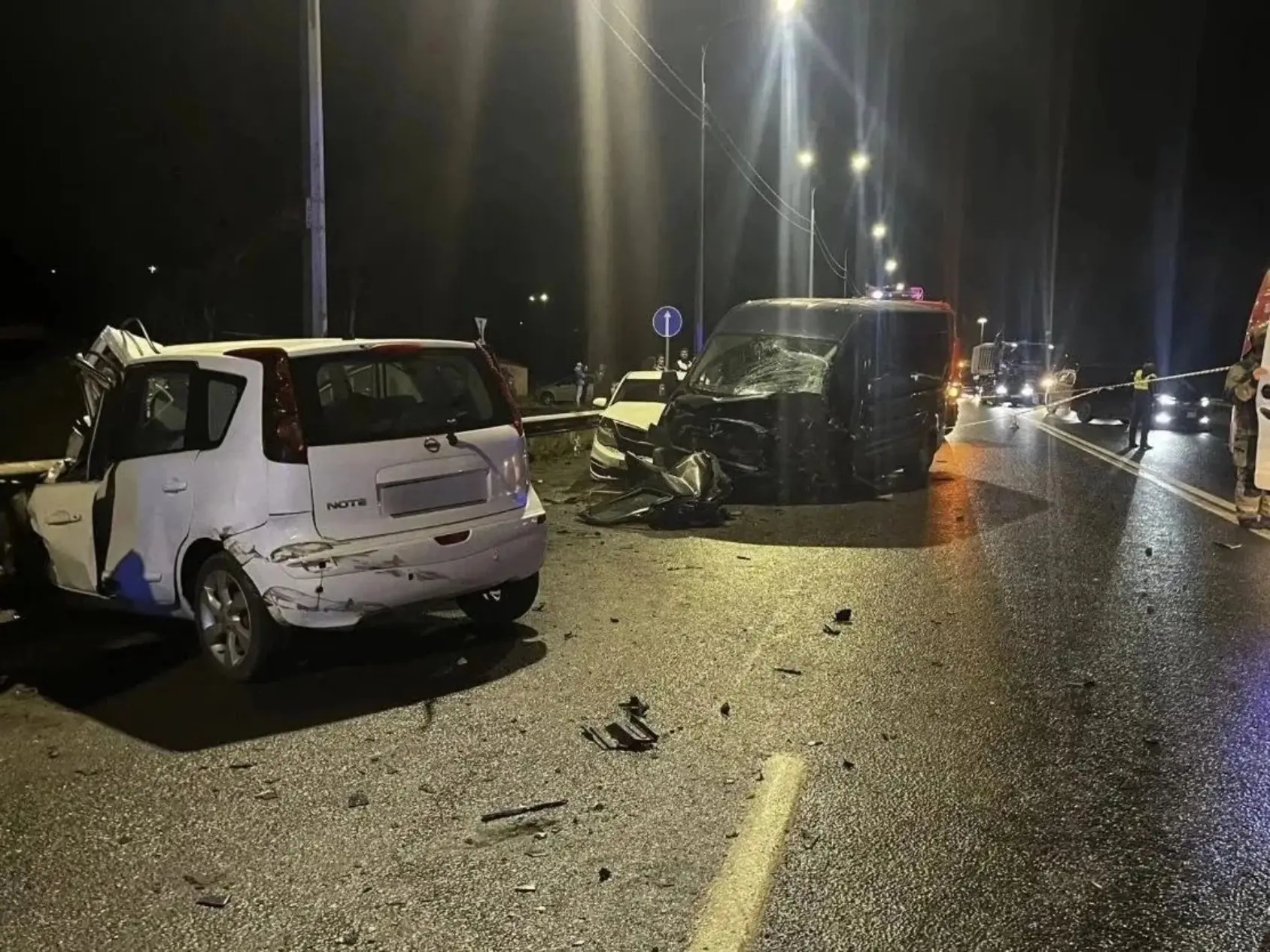 На Окружном шоссе Архангельска в ДТП с четырьмя автомобилями погибла женщина