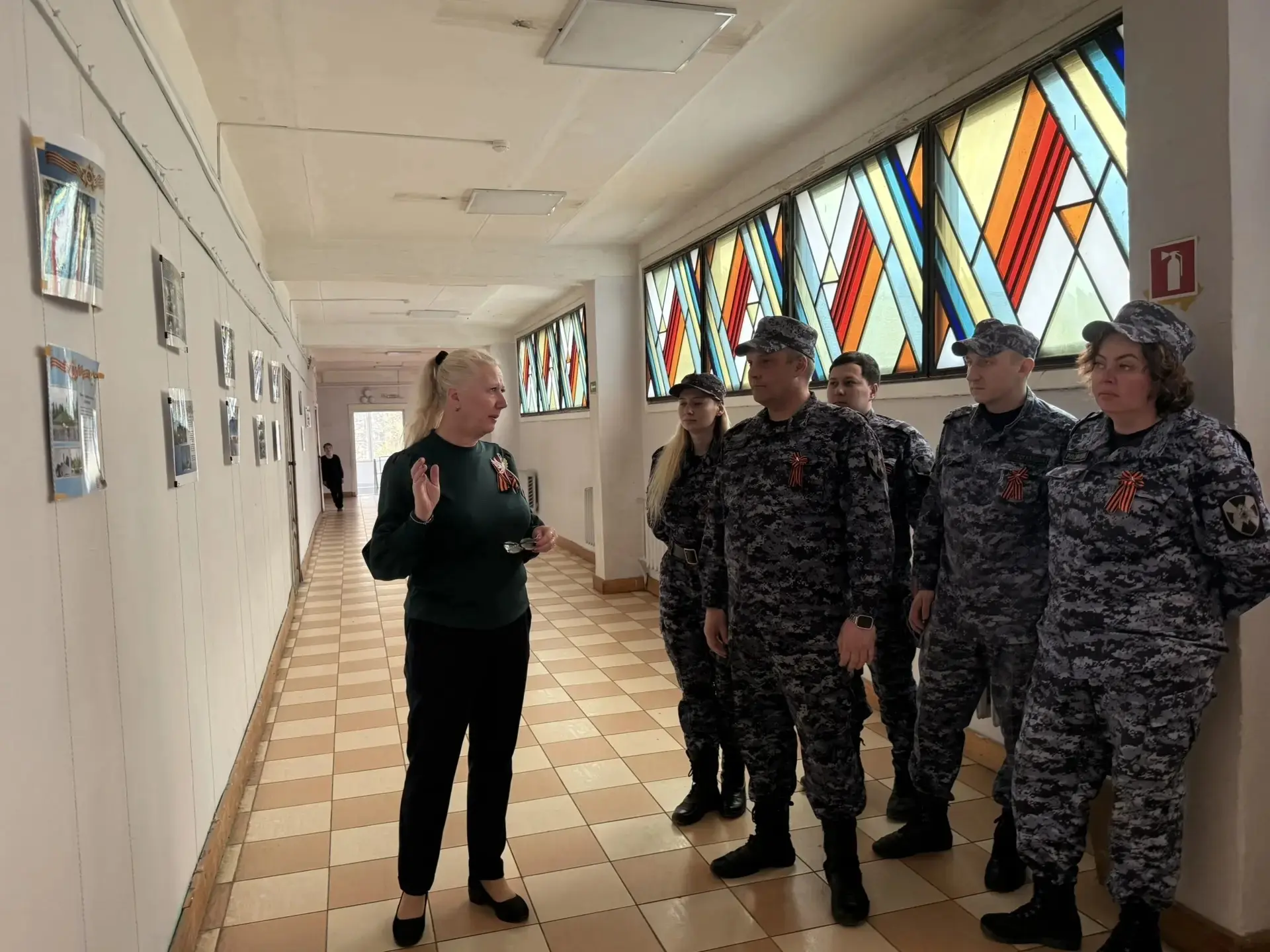 🇷🇺 Подольские кадеты Росгвардии провели необычную экскурсию для сотрудников ведомства  Ученики кадет