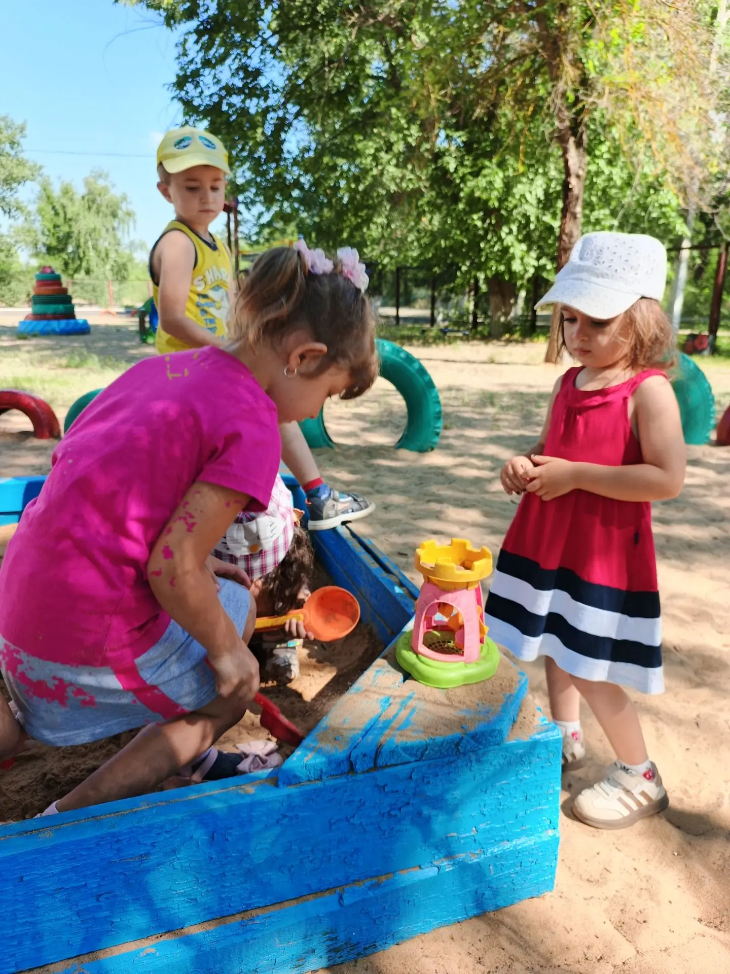 Весёлый день песка в детском саду
