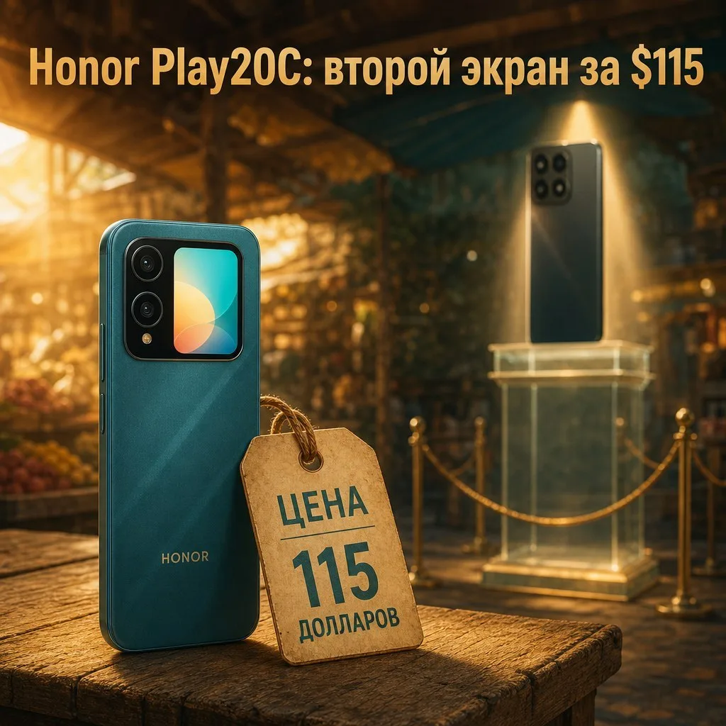 Honor Play20C: второй экран за $115