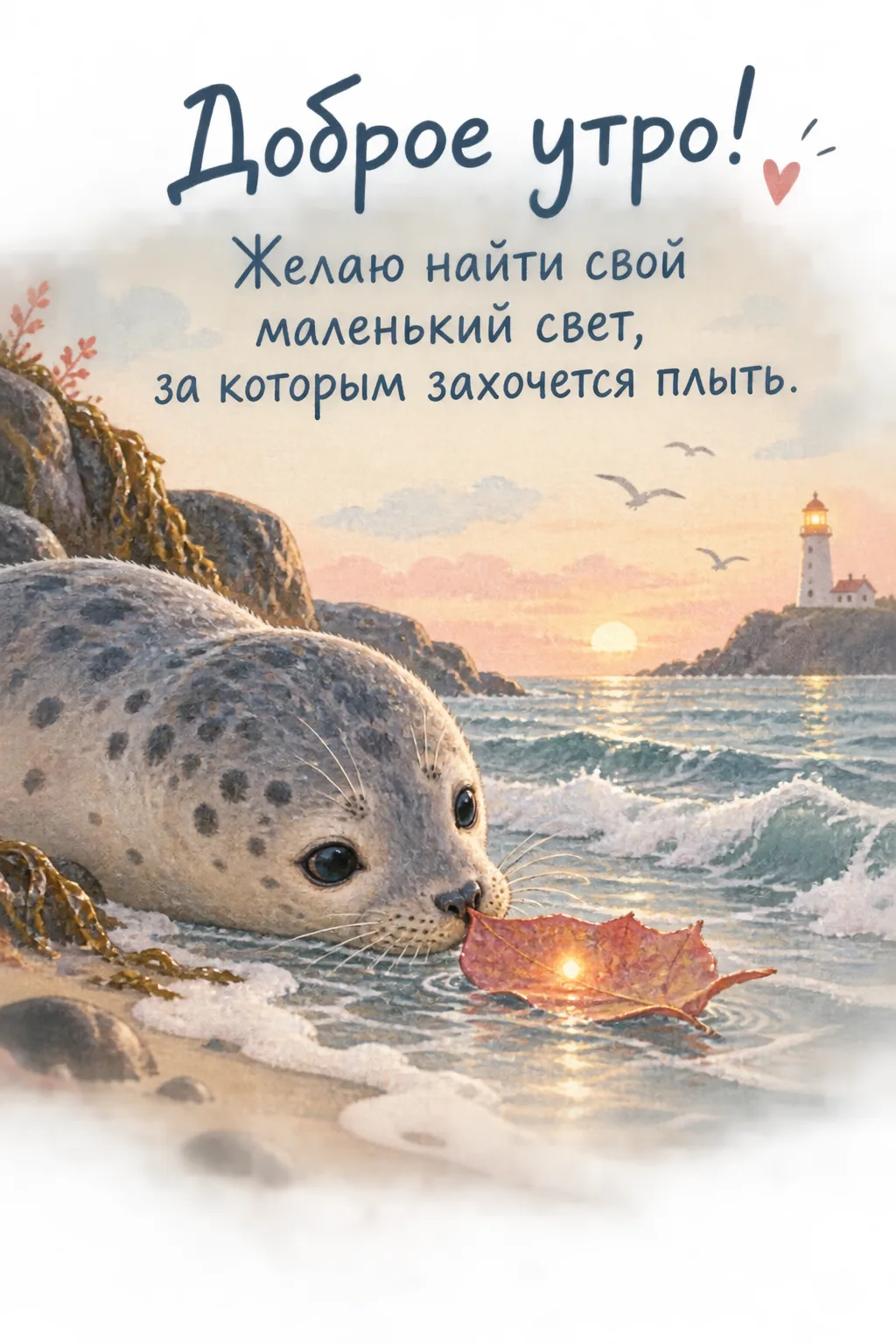 Сегодня утром я долго возился с одним листом. Он лежал у самой кромки воды, и я хотел п...