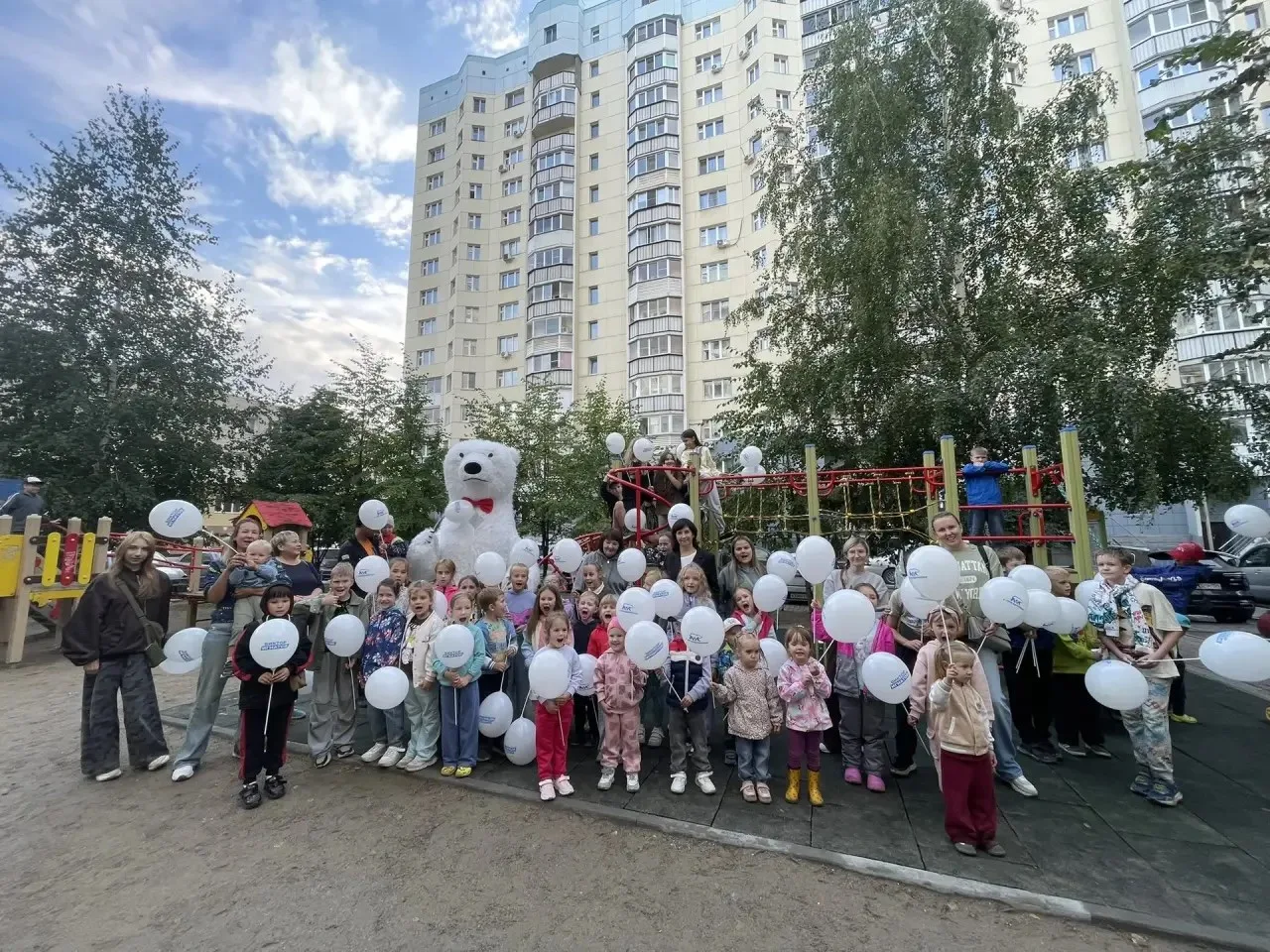 ✅ Единая Россия открыла в Ленинском районе новую детскую площадку