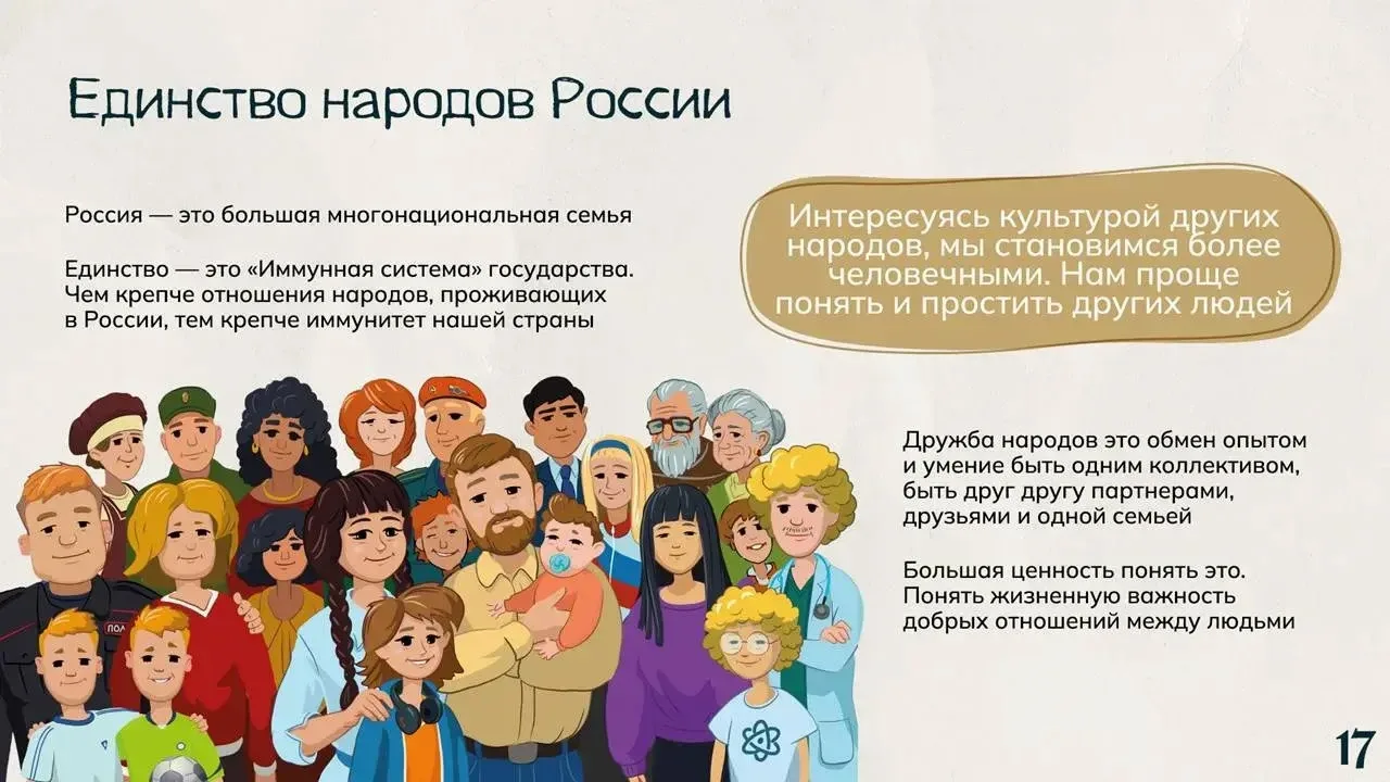 Родителям и детям: 17 традиционных ценностей России!

💡В условиях стремительных социальных изменени