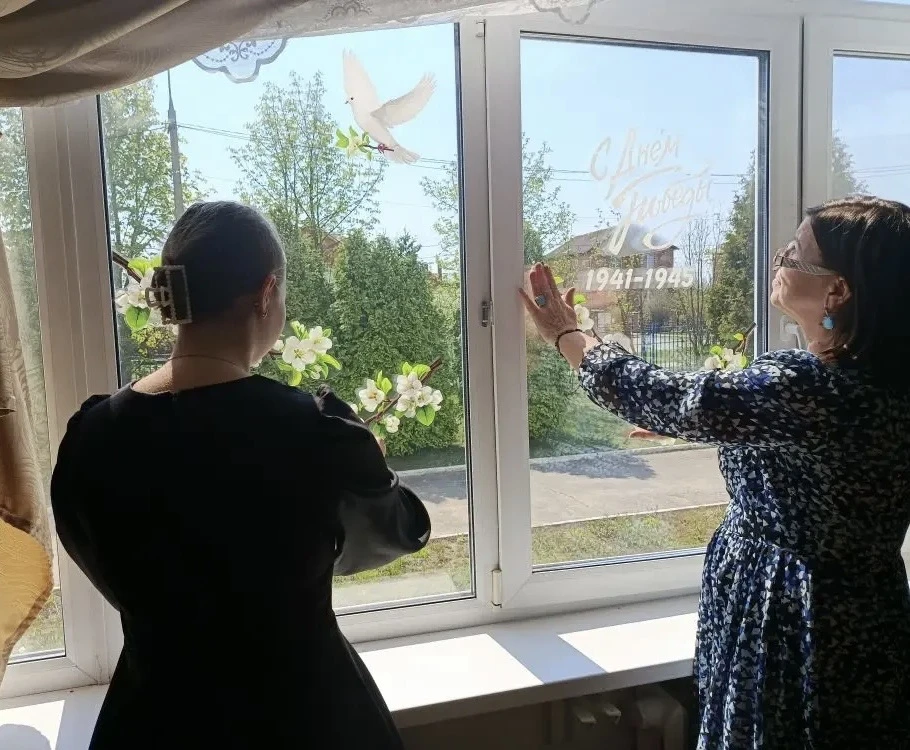 Всероссийская патриотическая акция ,,Окна Победы,, - 2026   #ВоспитаниеПодмосковья #ОбразованиеПодмо
