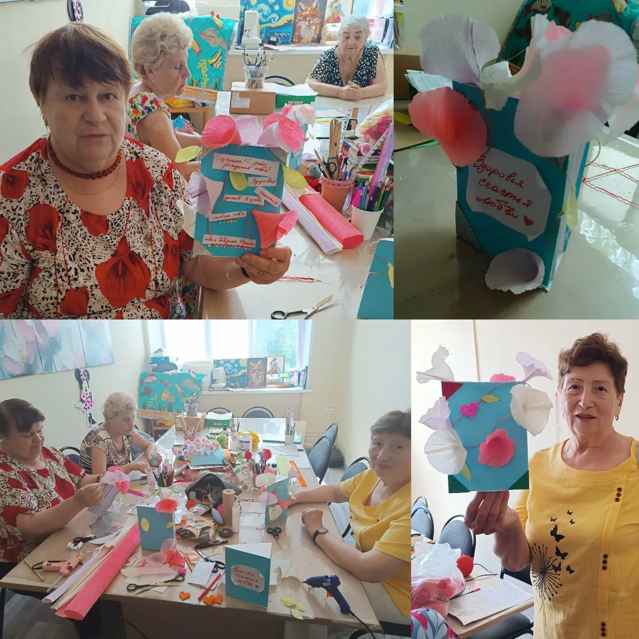 🎨Инструктор по трудотерапии, Аветисова Мария Исаковна, провела для наших отдыхающих душевный мастер