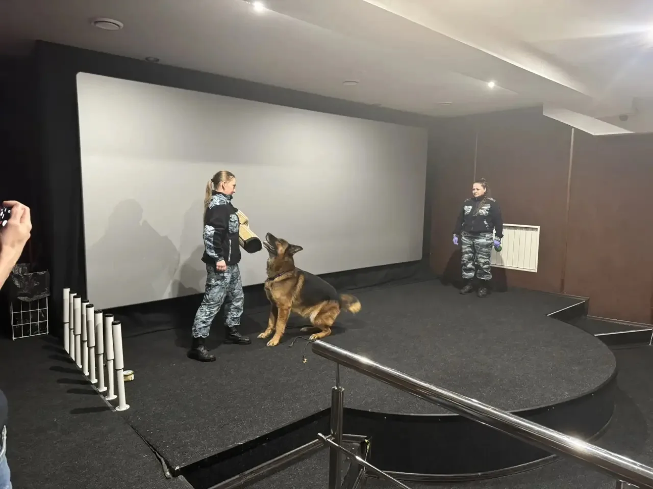 «КАРУЗА» и КИНОЛОГ: две стороны одной работы 🎬🐕‍🦺  В рамках месячника, посвященного Дню защитника От