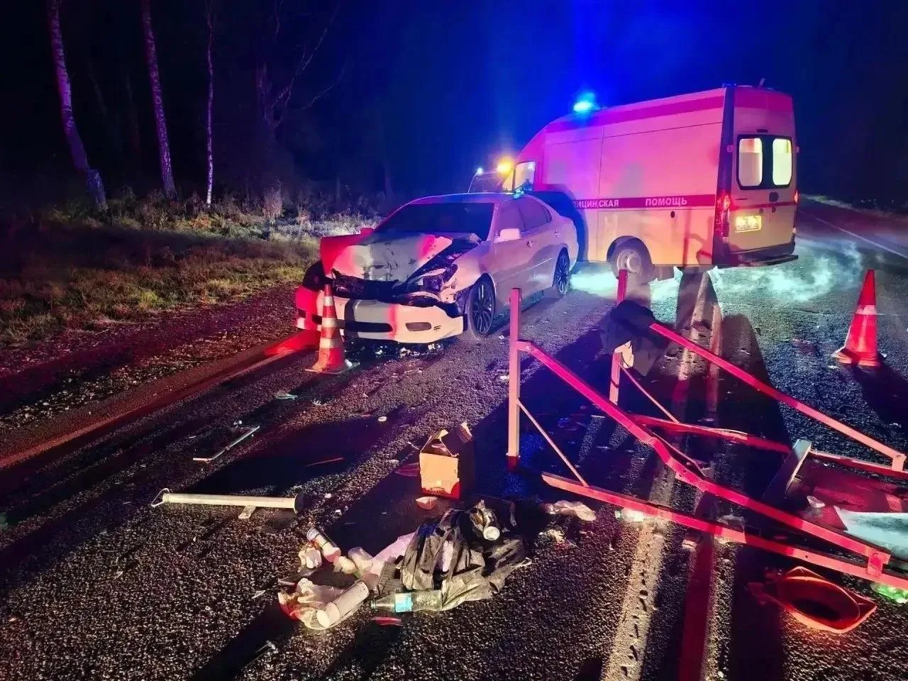 🚨 На Алтае пьяный водитель сбил дорожного рабочего из Барнаула