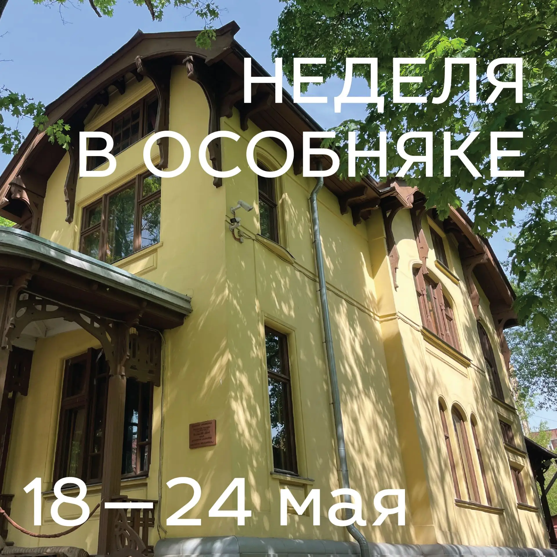 🌞 Мероприятия этой солнечной недели в Особняке Носова