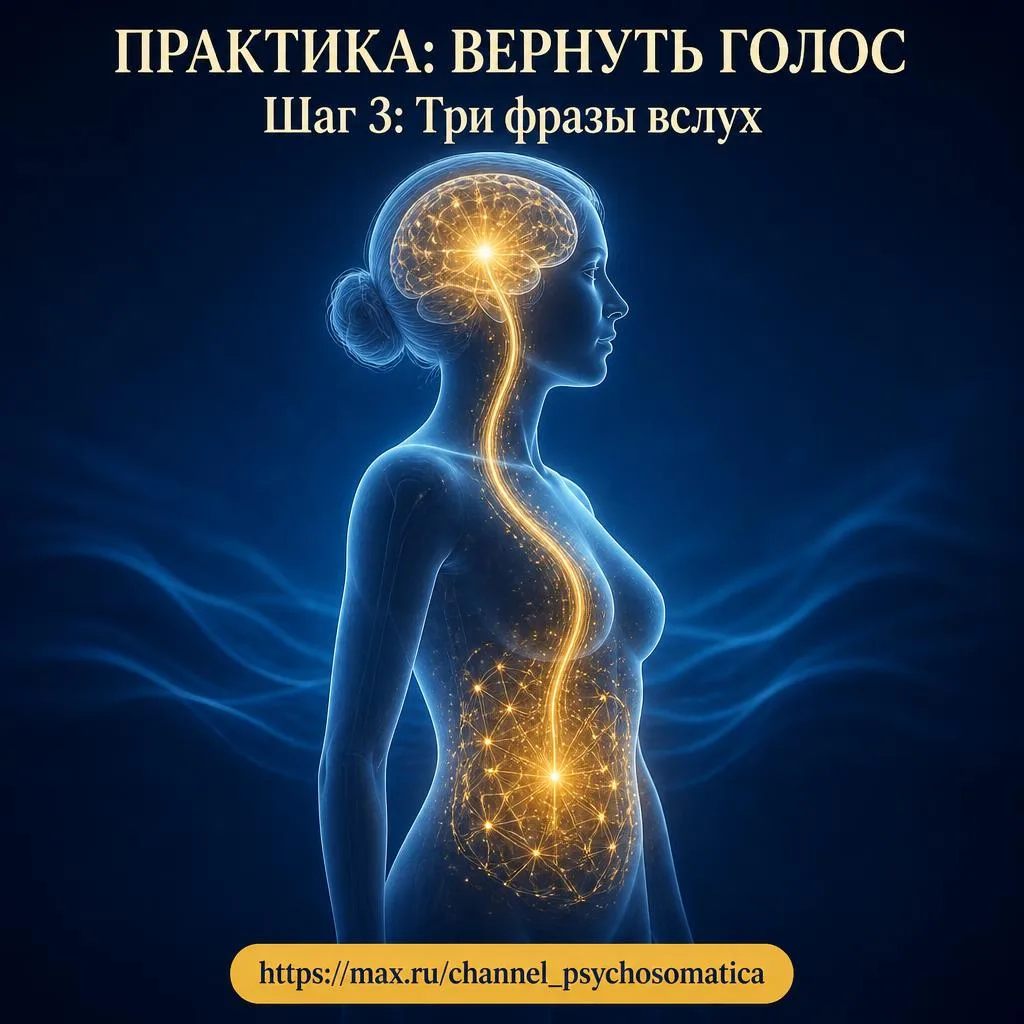 🌙 Практика «Вернуть голос»: 5 минут, чтобы растопить ком в горле