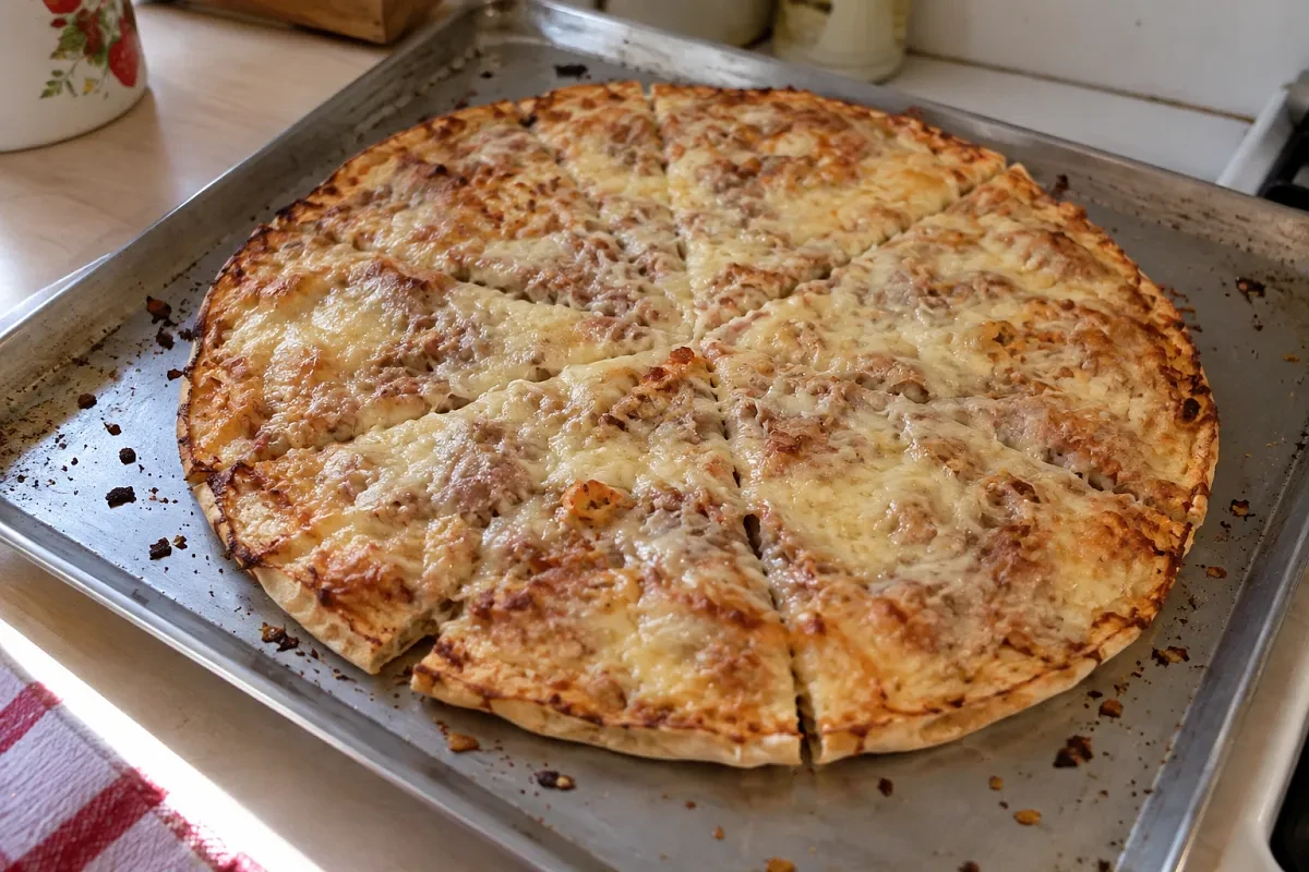 🍕Быстрая пицца из лаваша