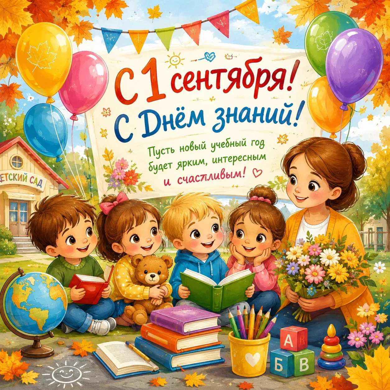 🎓🌸 С Днём знаний! С 1 сентября! 🌸🎓