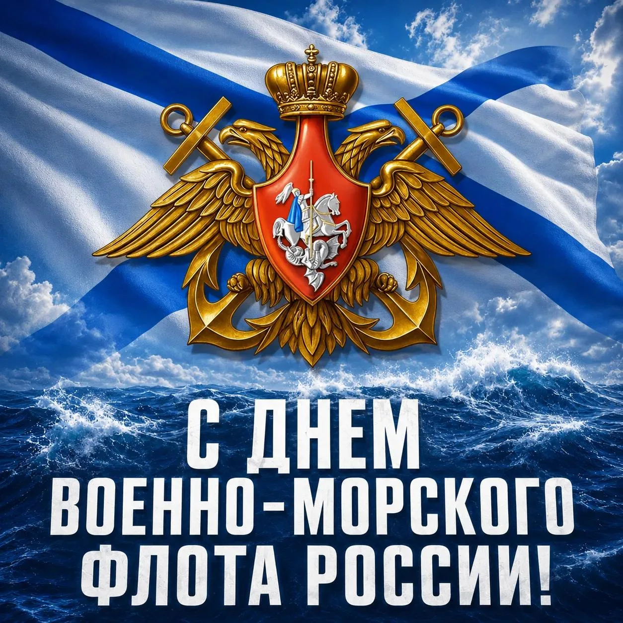 🇷🇺С Днём Военно-Морского Флота России!