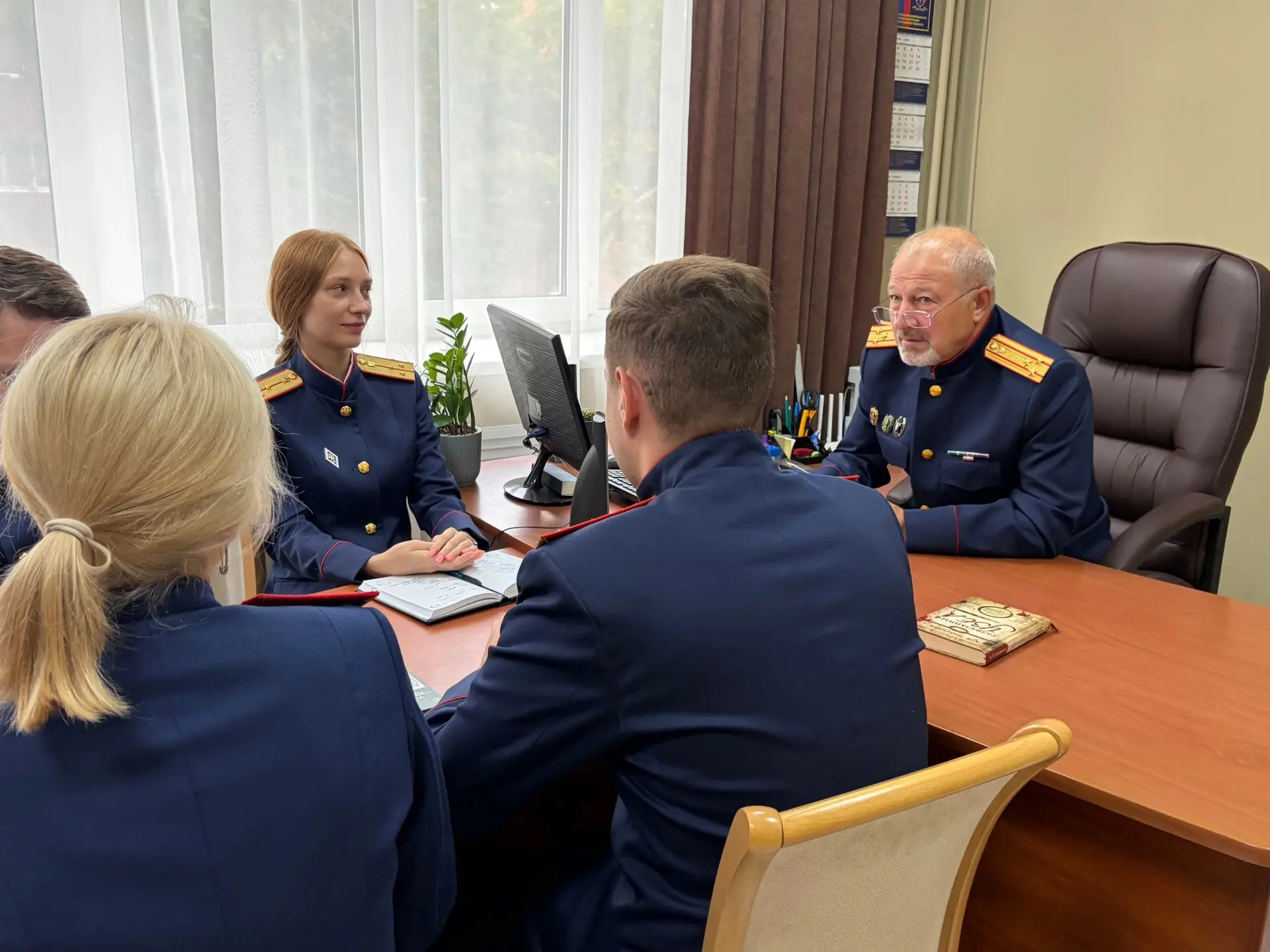 В следственном управлении СК России по Смоленской области состоялась встреча ветерана с...