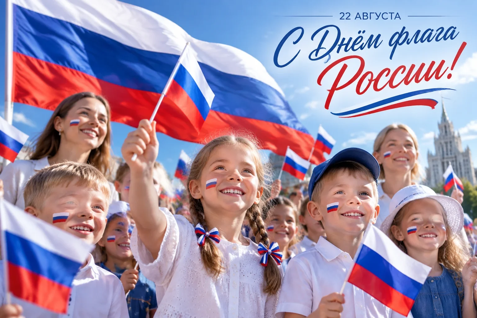 🇷🇺 22 августа — День Государственного флага России