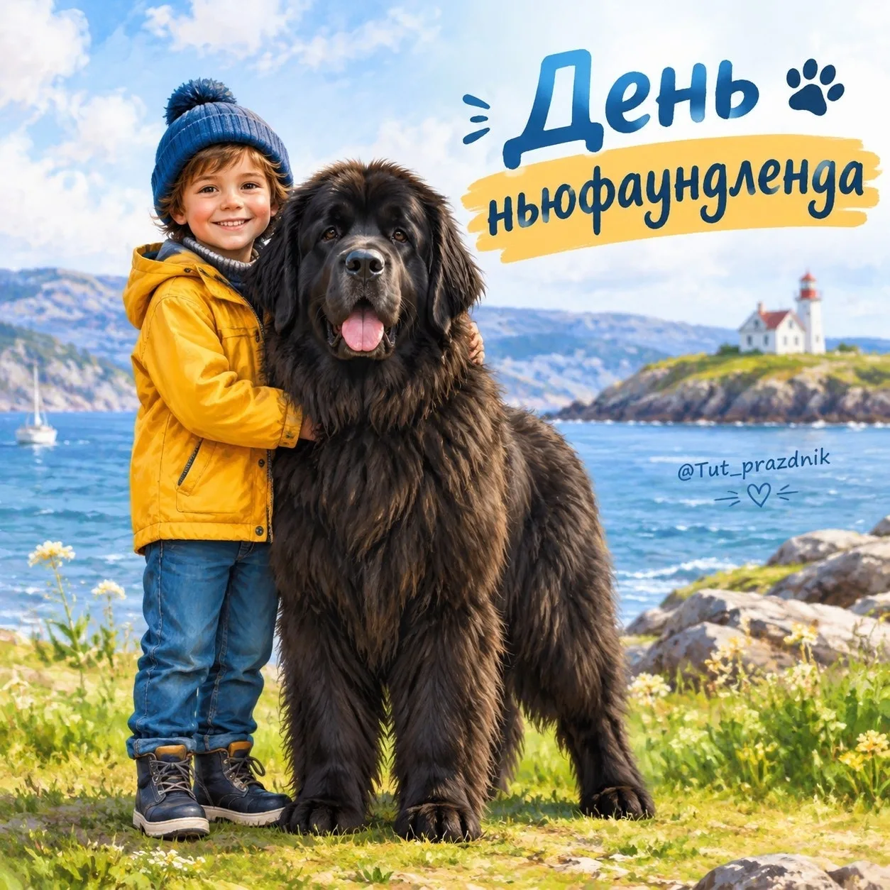 🐾🐶 30 сентября отмечается День ньюфаундленда 🇨🇦
