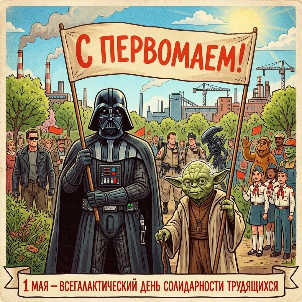 ✨ Мир, труд и солнечный май всем галактикам!
