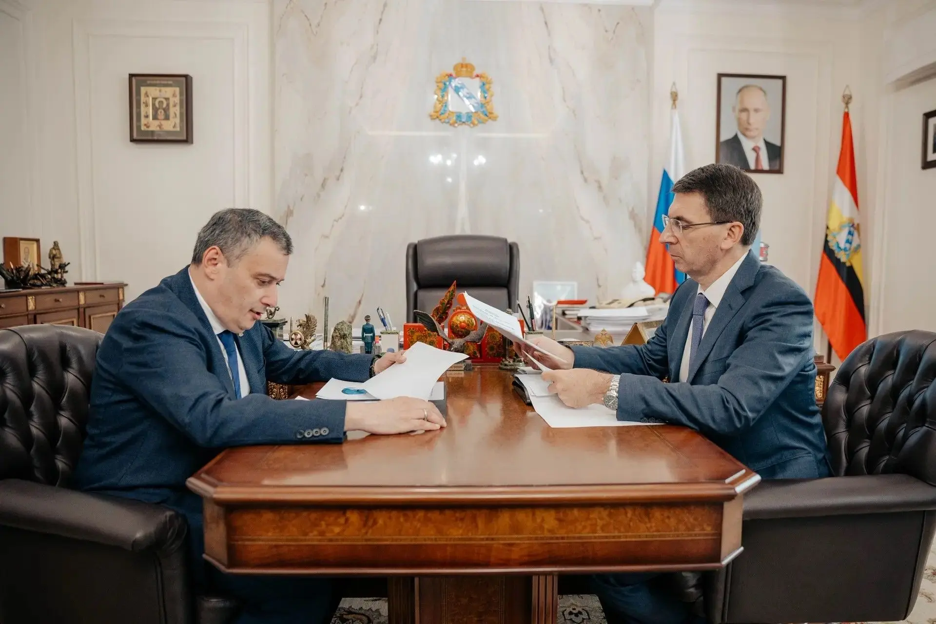 🤝Сегодня в регионе работал полномочный представитель президента в ЦФО Игор Щёголев

Полпреду показа