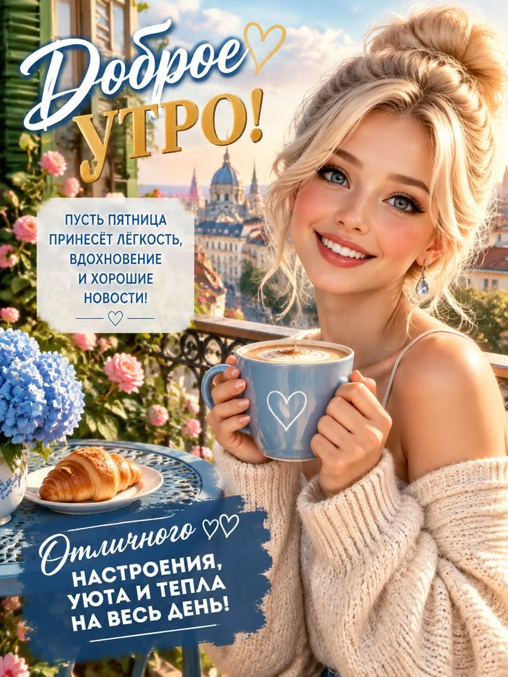 Всем доброго утра! И отличного дня!🥰