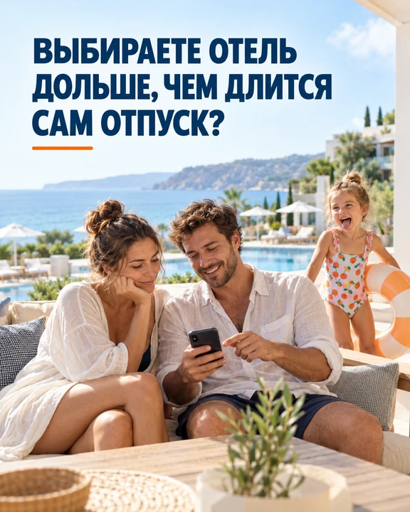 Канал для тех, кто выбирает отель дольше, чем длится сам отпуск 😅