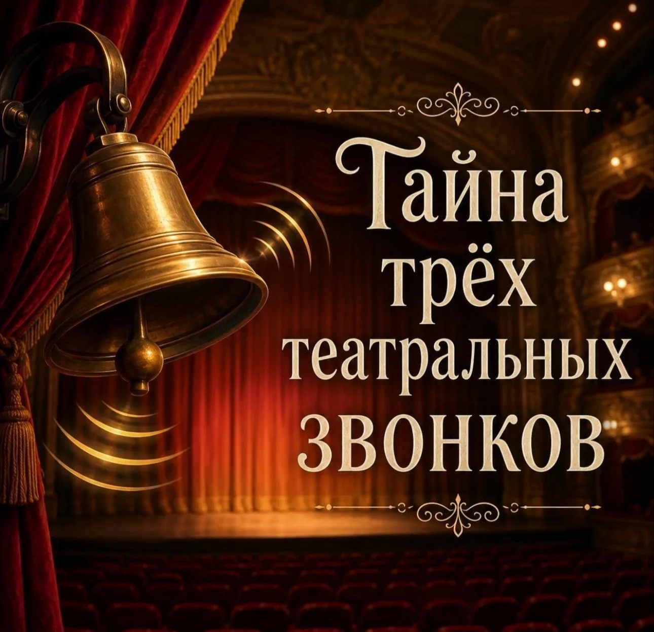 🎭Почему перед спектаклем звучат три звонка?

Три театральных звонка – это давняя традиция, которая 