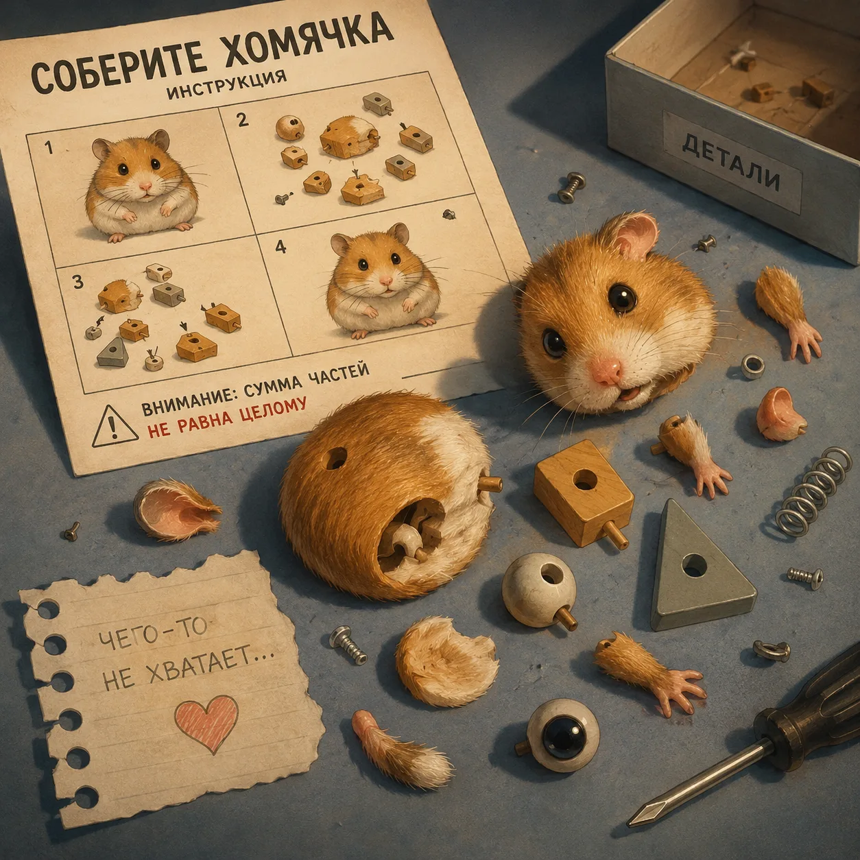 Соберите хомячка......                                                                 ...