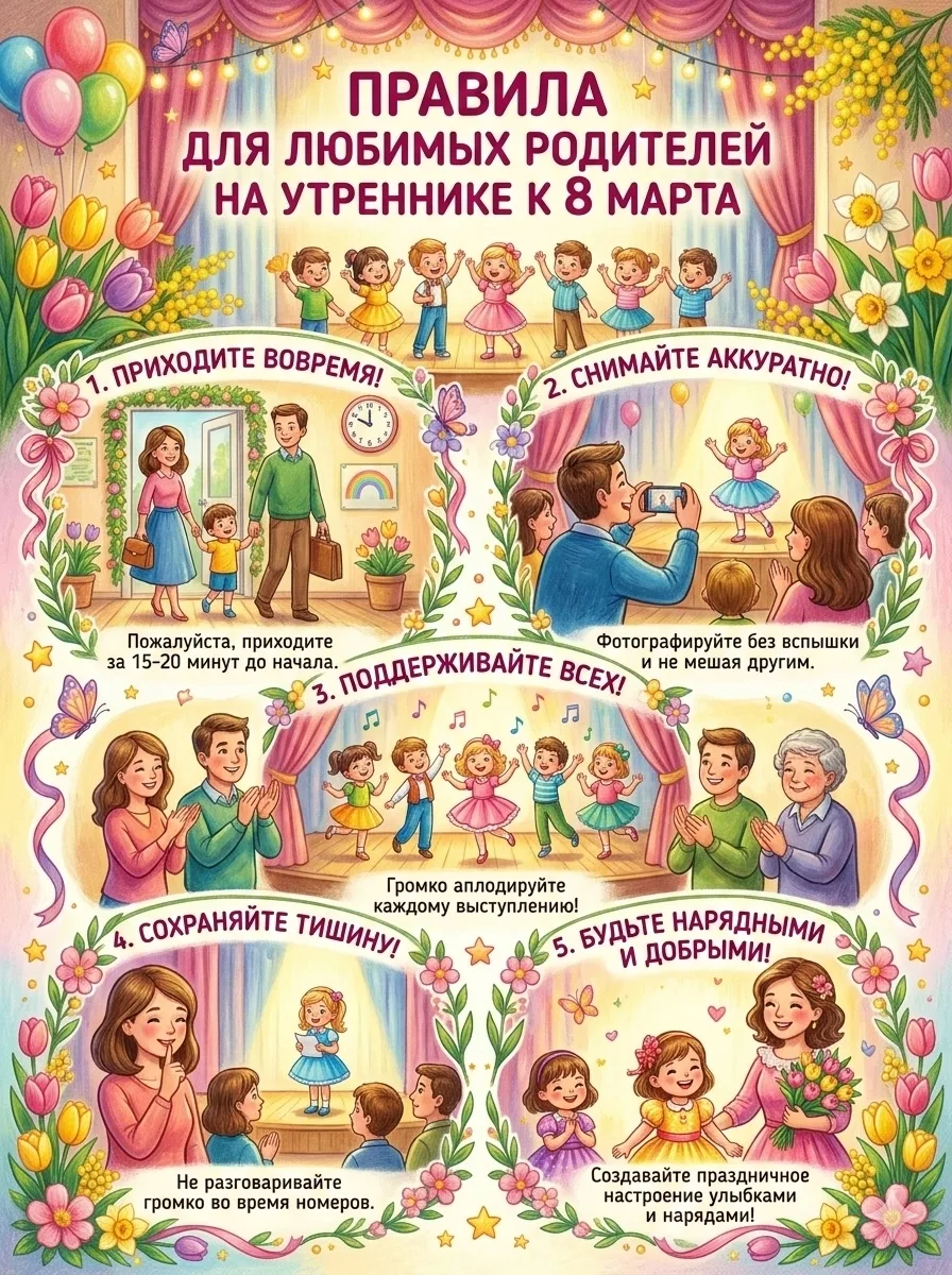 Ваши дети посещают детский сад, и вас приглашают на утренники. И это замечательно, ведь...