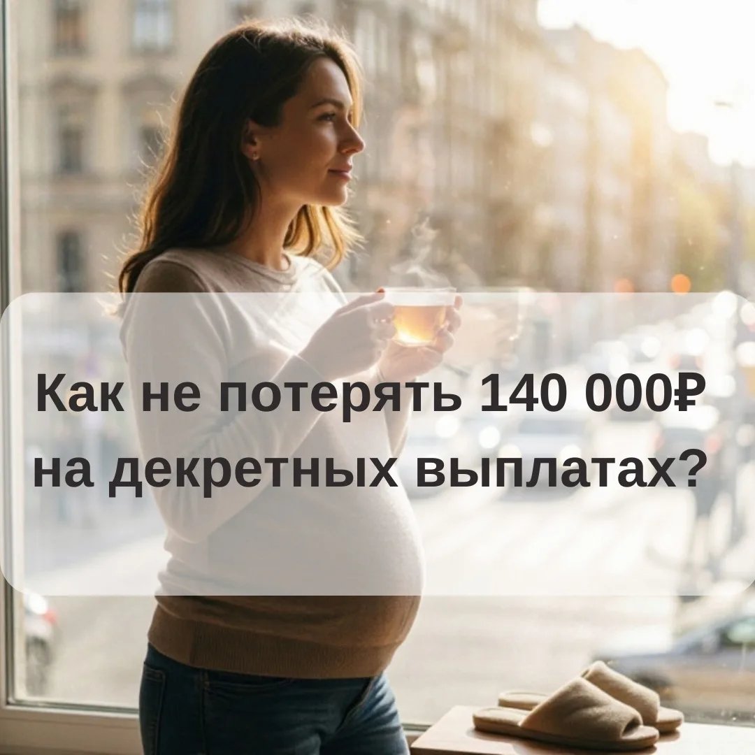 💸 Как не потерять 140 000 ₽ на декретных выплатах?
