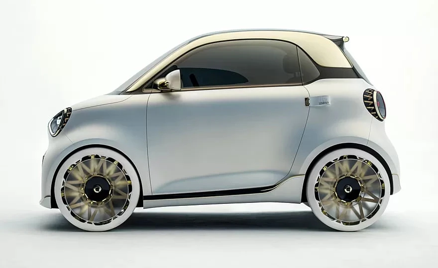 Smart показал преемника fortwo — компактный электрокар #2  Компания представила концепт компактного 