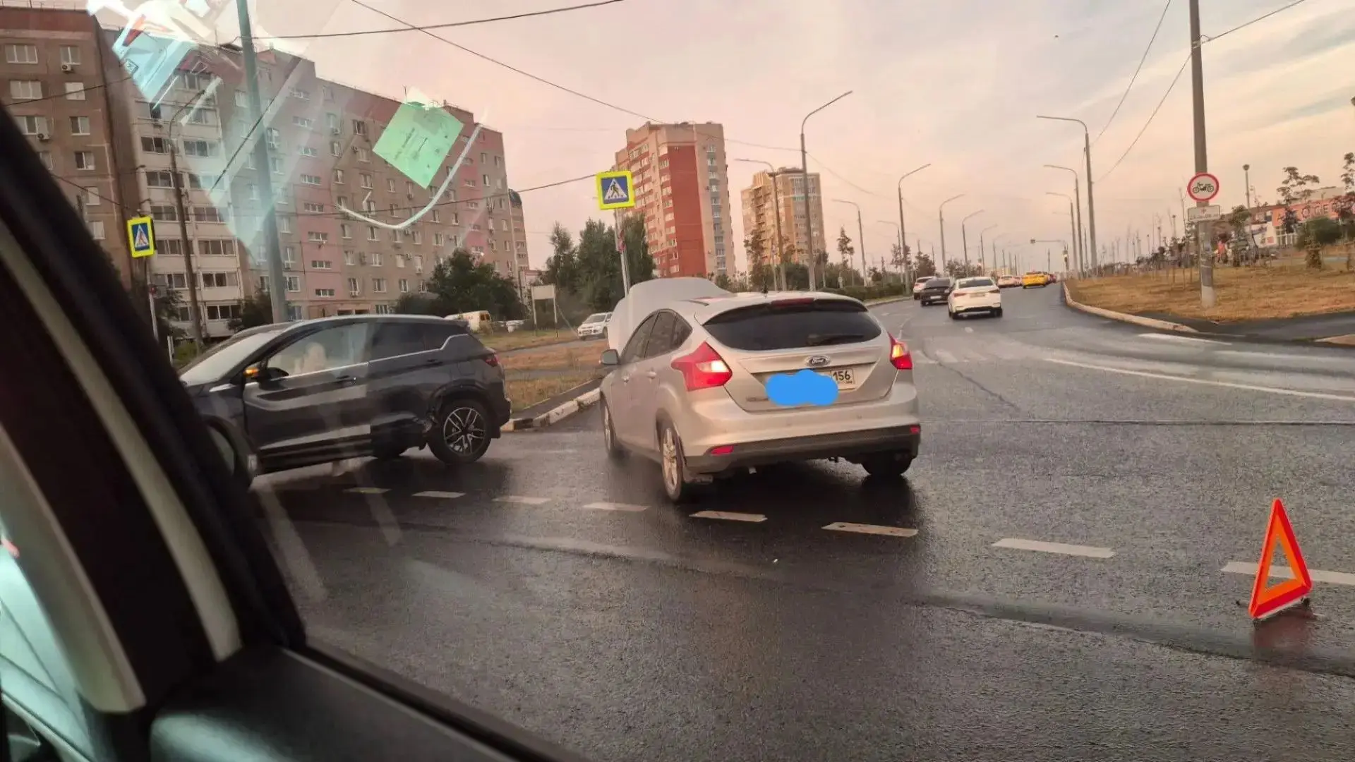 Авария на кольце на проезде Северном