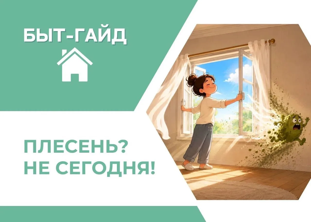 Лучше не ждать, пока плесень даст о себе знать. Собрали простые правила профилактики ⤵