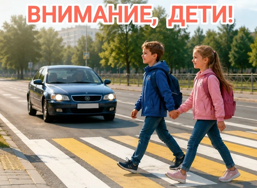 После летних каникул дети отвыкают от интенсивного дорожного движения, а многие первокл...