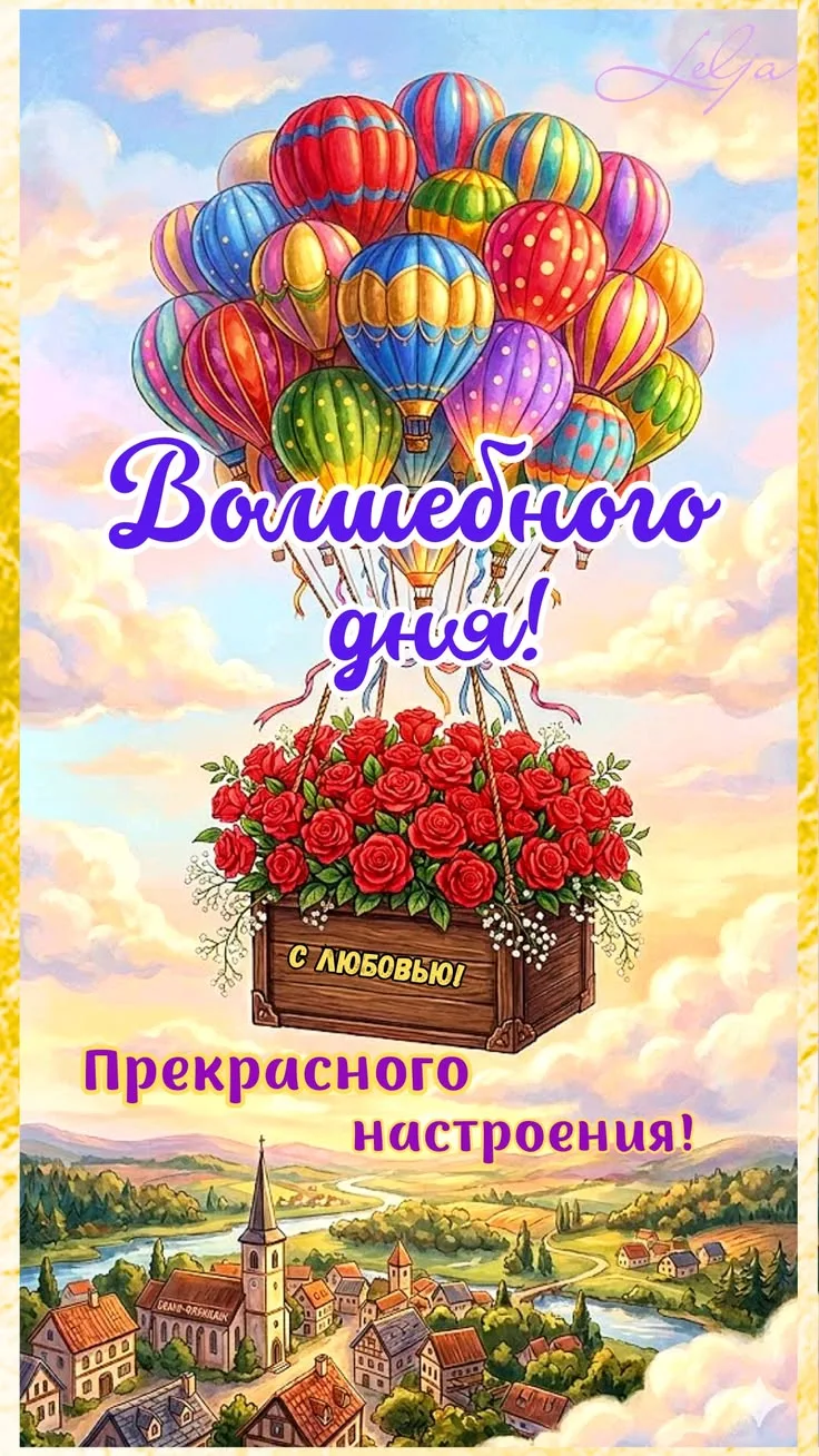 🥰 Оставляйте реакции, если понравилась открытка и делитесь с близкими ❤️