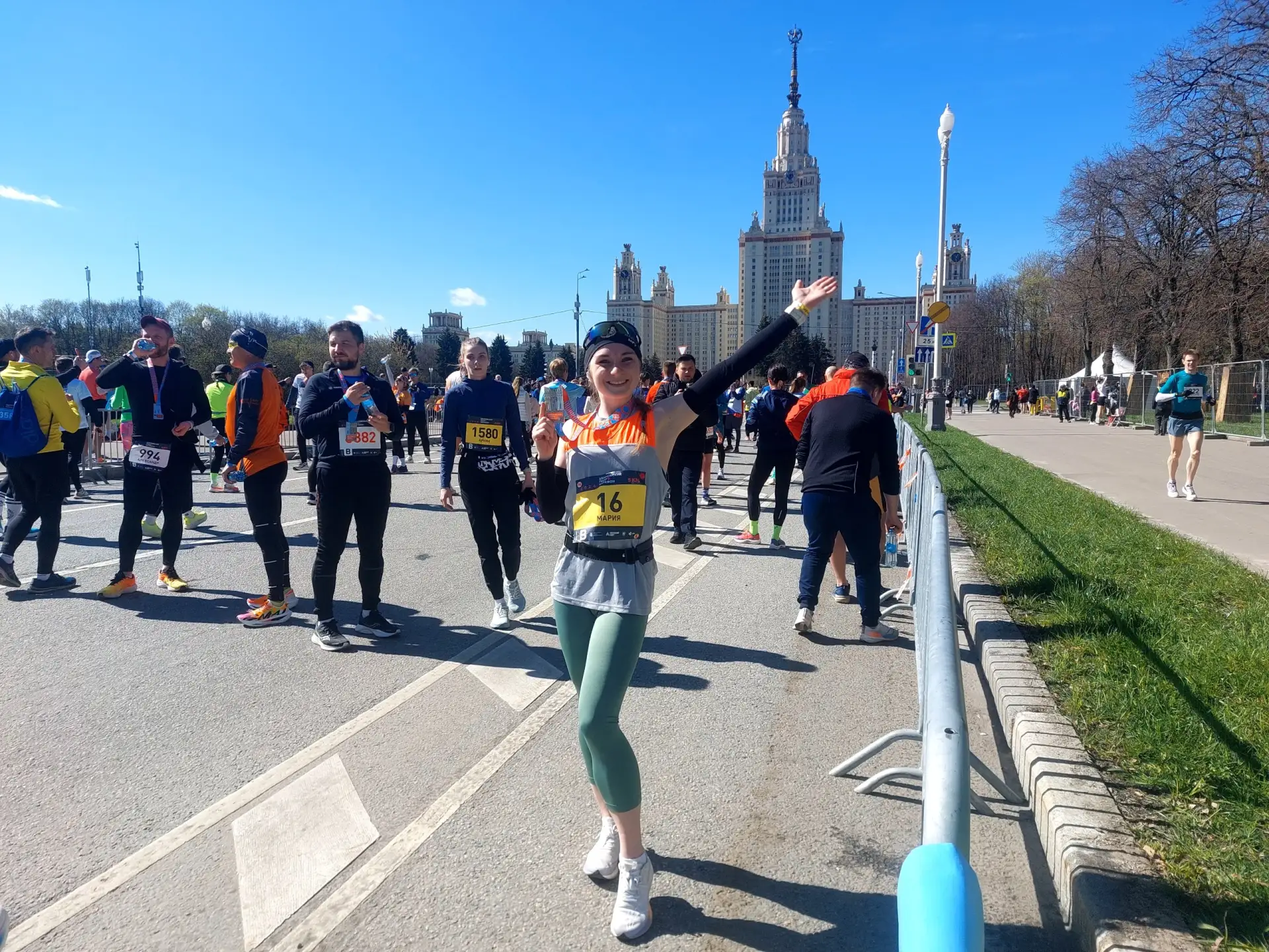 Первый день Московского полумарафона 🔥